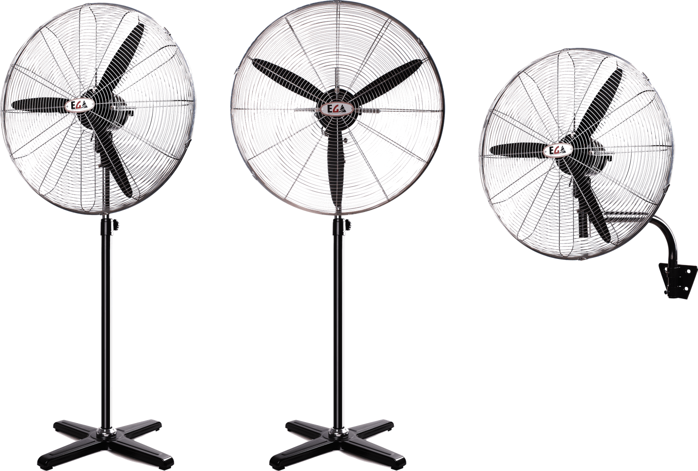 Heavy-Duty Wall Fan (20" / 26" / 30")